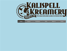 Tablet Screenshot of kalispellkreamery.com